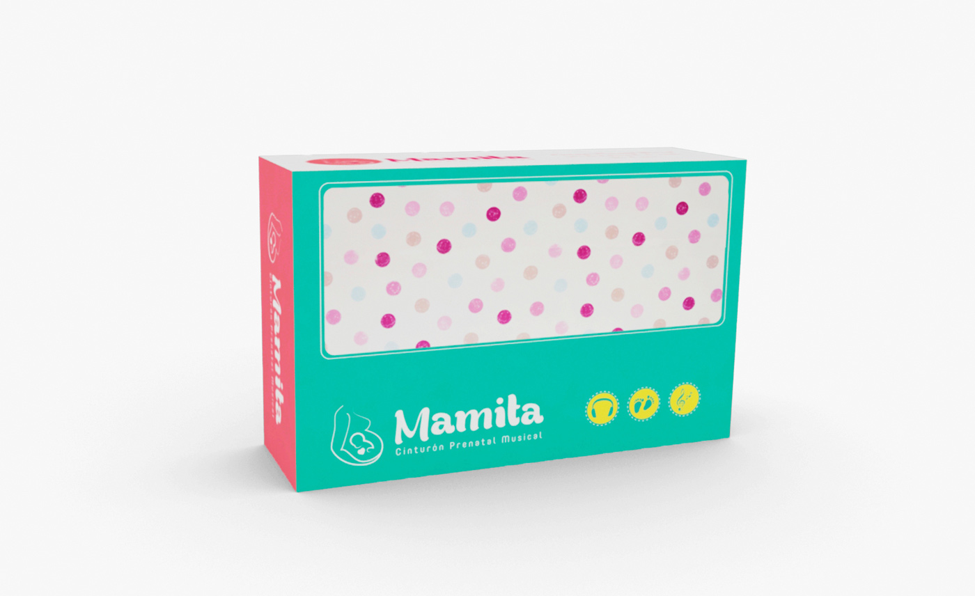 Packaging Cinturón Prenatal Musical Mamita